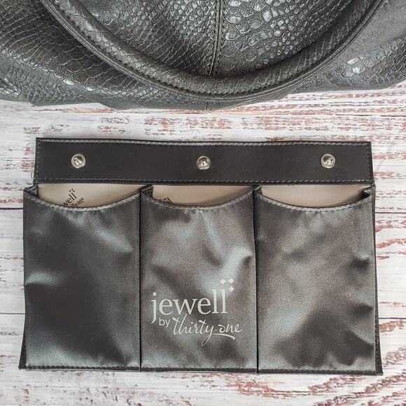 Jewel Gray Large Zip Slouchy Satchel Purse Dual Handle & Strap Shoulder Bag - Picture 7 of 14